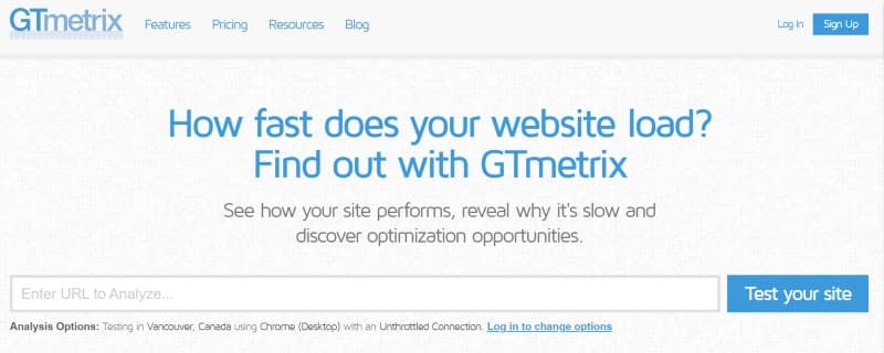 GTmetrix website will help us to check your website performance.