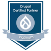 Drupal association certified platinum badge