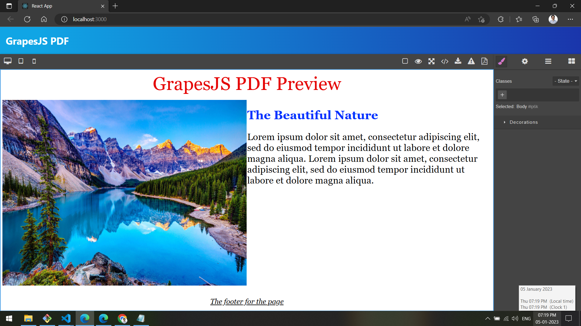 web-page-creation-using-grapesjs