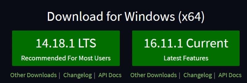 Node js installer for windows