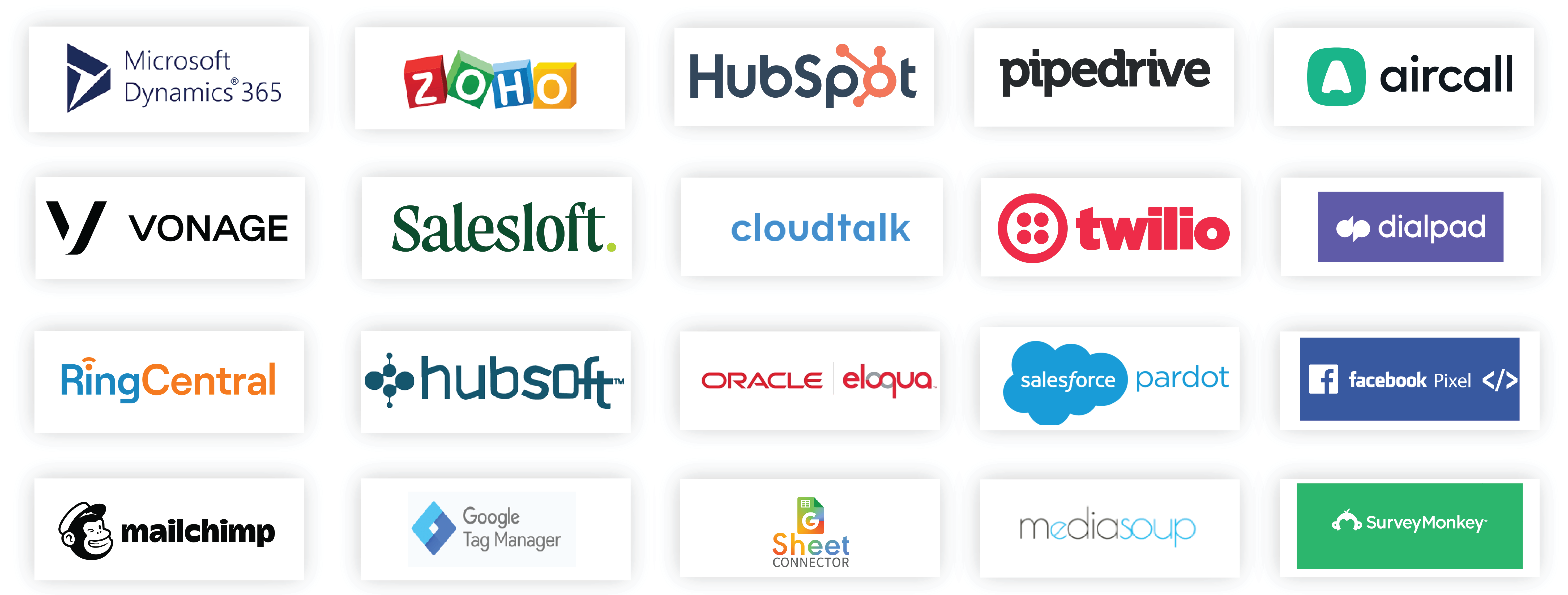 List of CRM, Diallers, Marketing Automation Tools, Valuebound has expertise in