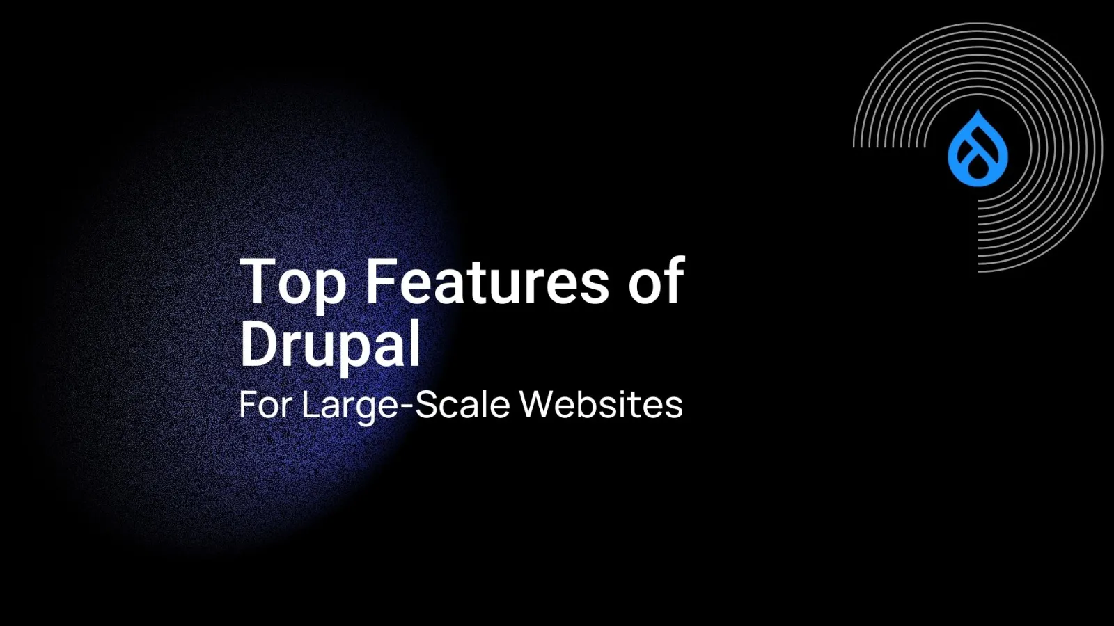 Top Features of Drupal for Large-Scale Websites