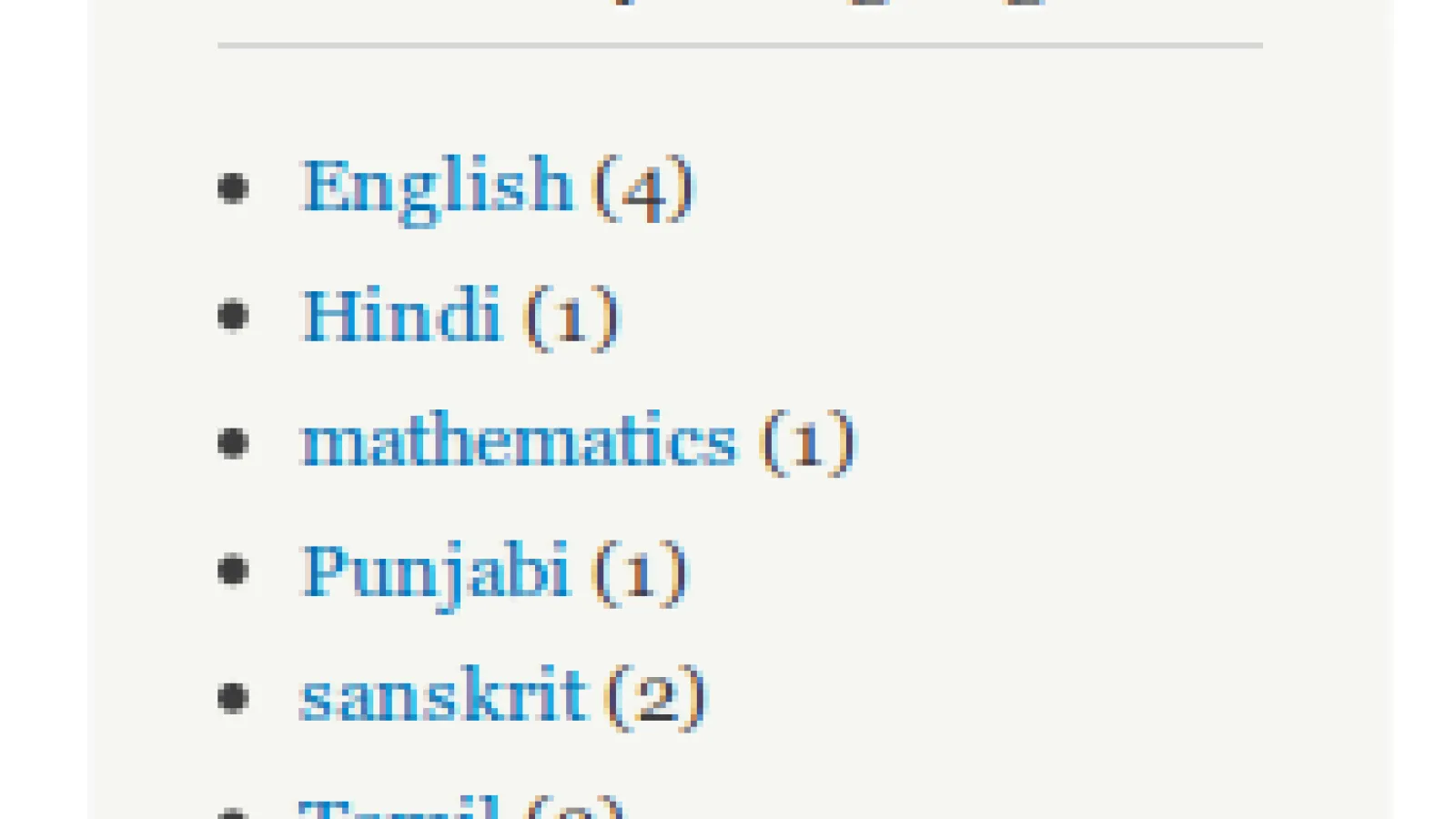 display node count values for taxonomy