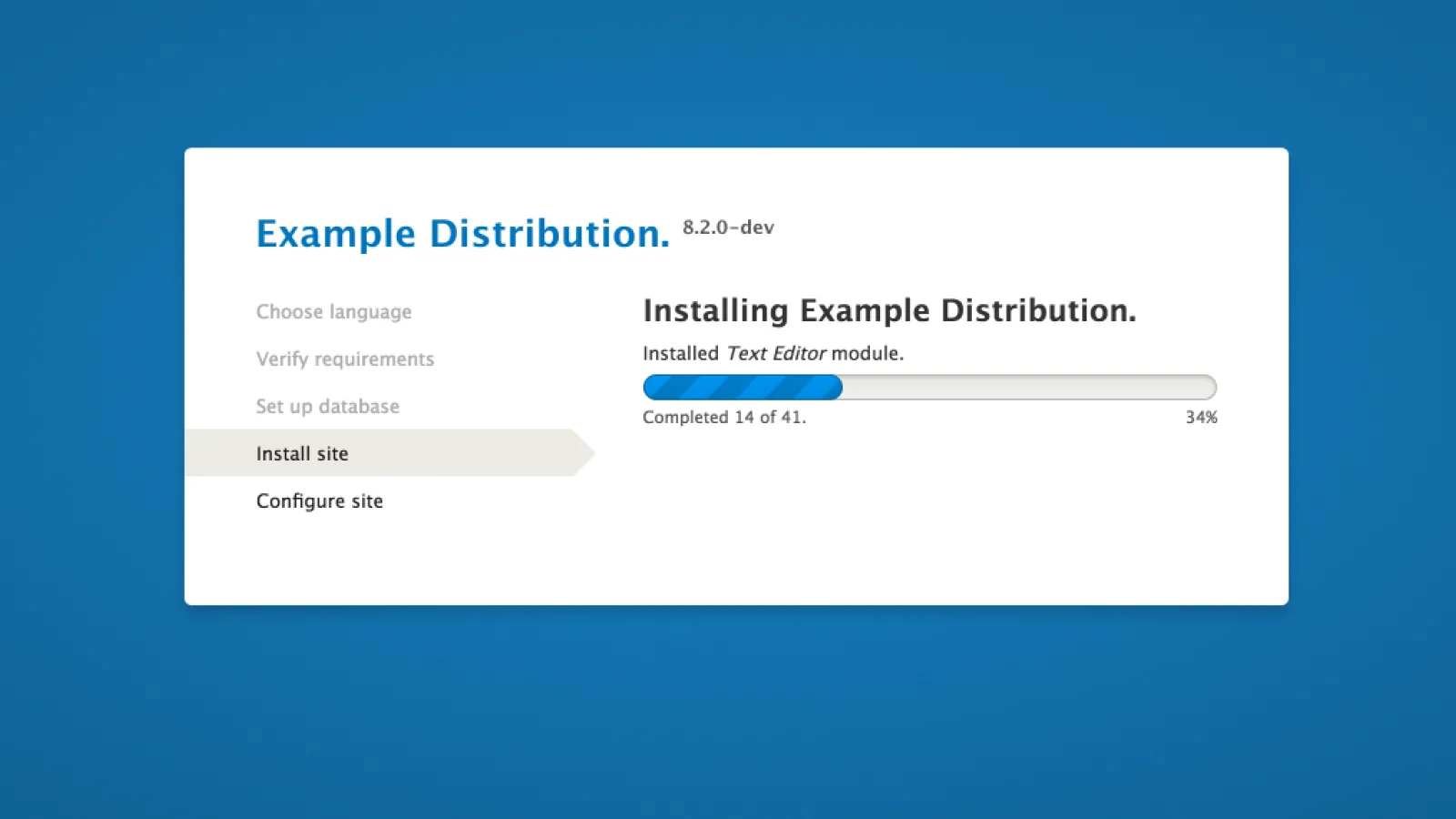 How to reduce your development hours by Creating an Installation Profile or Distribution in Drupal 8!