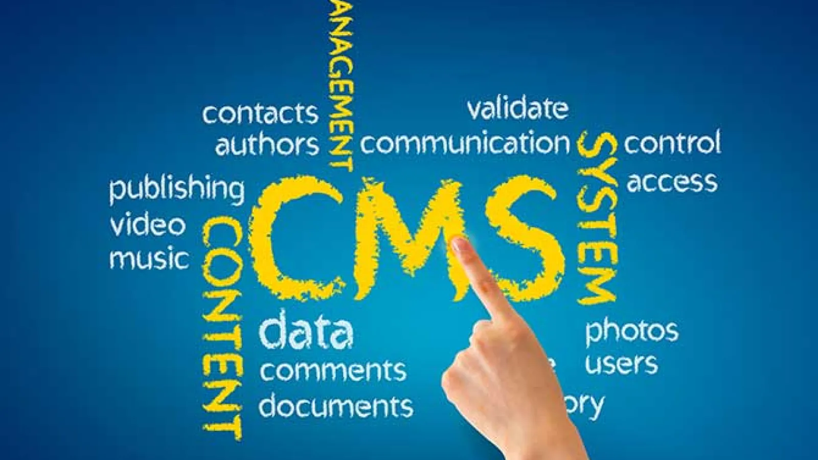 Web content management system