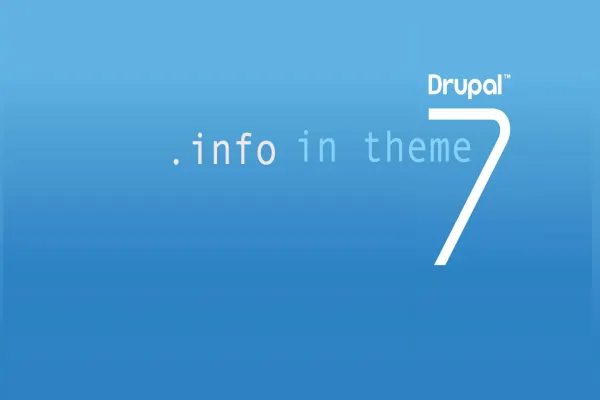 How to create .info file for themes in Drupal 7
