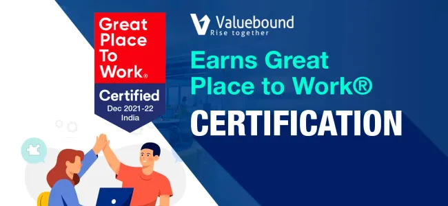 Valuebound Earns Great Place to Work® Certification