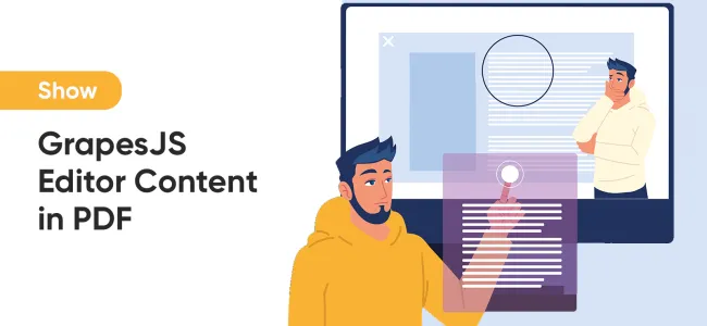How to Show GrapesJS Editor Content in PDF
